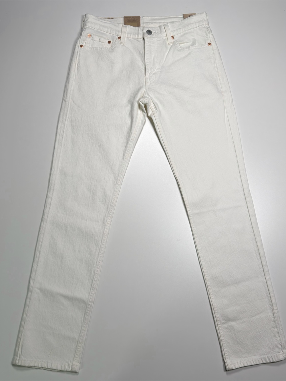 Levi's White Slim Straight Jeans Mens Size 30/32